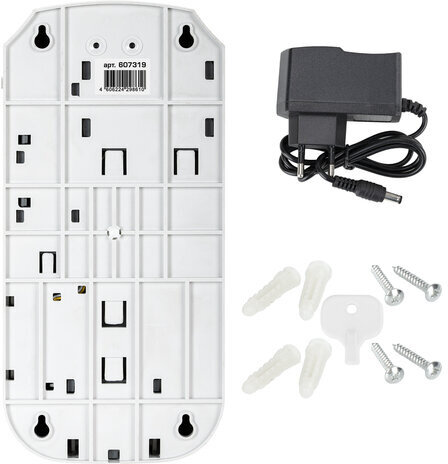 Дозатор для жидкого антисептика LAIMA CLASSIC, СЕНСОРНЫЙ, 1 л, спрей, с блоком питания, 607319