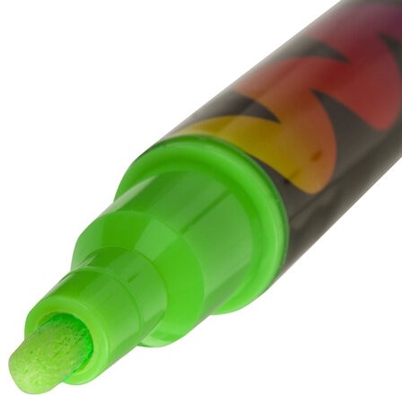 Маркер меловой "POP-ART" ЗЕЛЕНЫЙ, 3,5 мм, стираемый, для гладких поверхностей, BRAUBERG, 151524