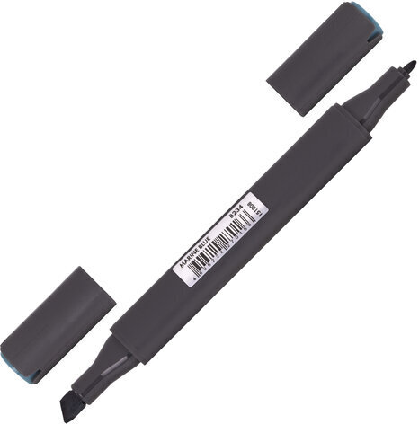 Маркер для скетчинга двусторонний 1 мм - 6 мм BRAUBERG ART CLASSIC, МОРСКАЯ ВОЛНА (B234), 151808