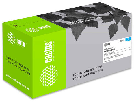 Картридж лазерный CACTUS (CS-TN221C) для Konica Minolta bizhub C227/C287, голубой, ресурс 21000 страниц