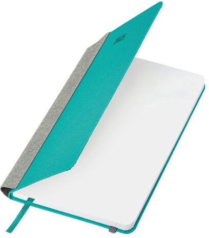 Ежедневник датированный 2025 А5 138x213 мм, BRAUBERG "Mosaic", под кожу, карман для ручки, бирюза, 115837