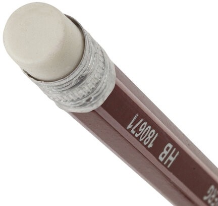 Карандаши чернографитные BRAUBERG НАБОР 12 шт., "ZTX", HB, с резинкой, красный корпус, картонная упаковка, 180671