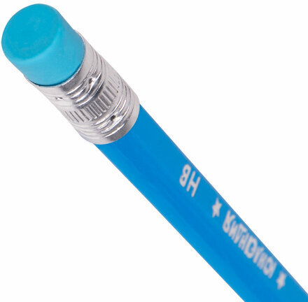 Набор ЮНЛАНДИЯ "Неончики", 8 карандашей чернографитных HB + 2 ластика, блистер, 181783