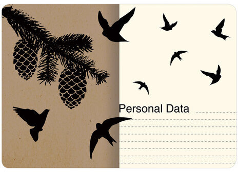 Тетрадь 60 л. в клетку обложка КРАФТ, бежевая бумага 70 г/м2, сшивка, В5 (179х250 мм), FOREST, BRAUBERG, 403807