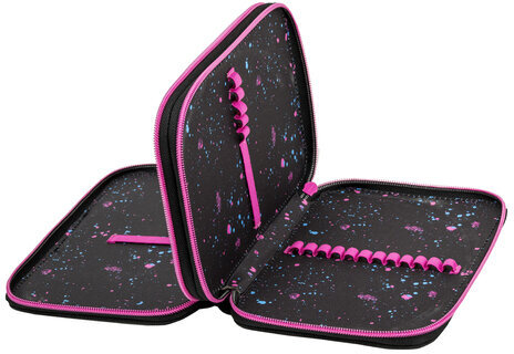 Пенал BRAUBERG, 2 отделения, полиэстер, 21х14 см, "Butterfly catcher", 272330