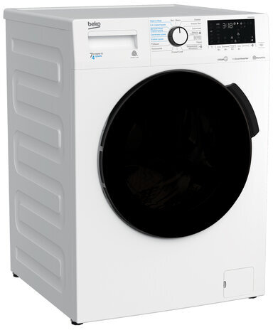 Стиральная машина BEKO WDB7425R2W, 1200 об/мин, 7 кг, фронтальная загрузка, 15 программ, белая, 7169342200