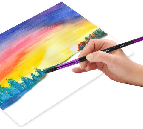 Кисть белка, круглая № 7, BRAUBERG PREMIUM, 200976