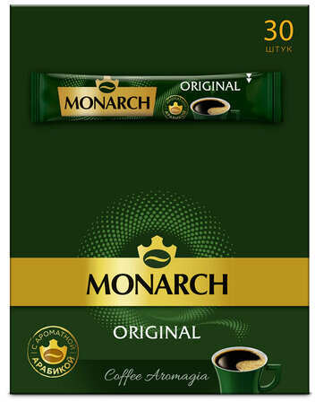 Кофе растворимый порционный MONARCH "Original", пакетик 1,8 г, сублимированный