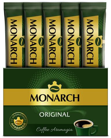 Кофе растворимый порционный MONARCH "Original", пакетик 1,8 г, сублимированный