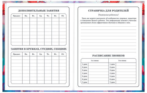 Дневник 1-4 класс 48 л., твердый, BRAUBERG, глянцевая ламинация, с подсказом, "Милашки", 107157
