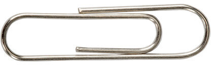 Скрепки STAFF "EVERYDAY", 28 мм, никелированные, 100 шт., в картонной коробке, 226758