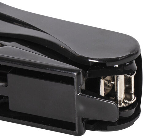 Степлер №10 STAFF "EVERYDAY", до 12 листов, с антистеплером, черный, 228735