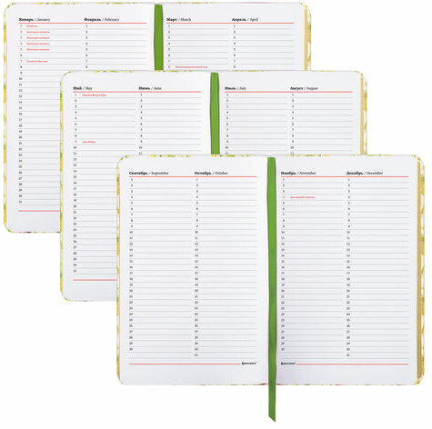 Ежедневник недатированный B6 (127х186 мм), BRAUBERG VISTA, под кожу, твердый, 136 л., "Avocado", 112112