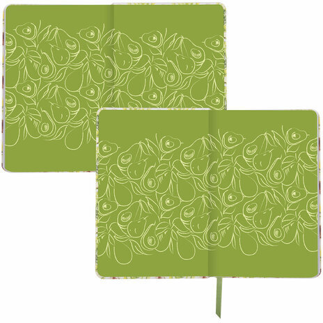 Ежедневник недатированный B6 (127х186 мм), BRAUBERG VISTA, под кожу, твердый, 136 л., "Avocado", 112112