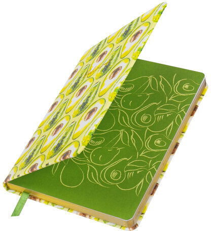 Ежедневник недатированный B6 (127х186 мм), BRAUBERG VISTA, под кожу, твердый, 136 л., "Avocado", 112112