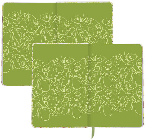 Ежедневник недатированный B6 (127х186 мм), BRAUBERG VISTA, под кожу, твердый, 136 л., "Avocado", 112112