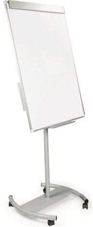 Доска-флипчарт магнитно-маркерная (70х100 см), передвижная, ГАРАНТИЯ 10 ЛЕТ, РОССИЯ, BRAUBERG Стандарт, 235527