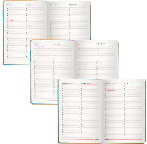 Ежедневник недатированный А5 (138х213 мм), BRAUBERG "AIM", под кожу, 136 л., бежевый, 113420