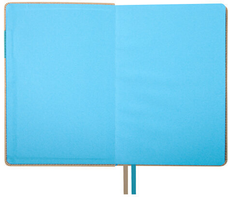 Ежедневник недатированный А5 (138х213 мм), BRAUBERG "AIM", под кожу, 136 л., бежевый, 113420