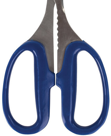 Ножницы для хобби и рукоделия ОСТРОВ СОКРОВИЩ 165 мм, 3-х сторонняя заточка, синие, 237106