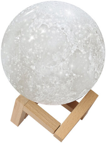 Ночник / детский светильник / LED лампа "Лунная ночь", 16 цветов, d=15 см, с пультом, DASWERK, 237952