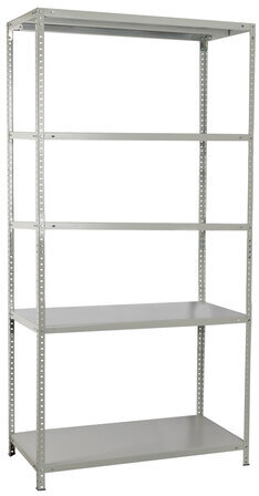 Полка к металлическому стеллажу BRABIX "MS/MS KD", 1000х300 мм, КОМПЛЕКТ 2 шт., с фурнитурой, 291122, S241BR203102