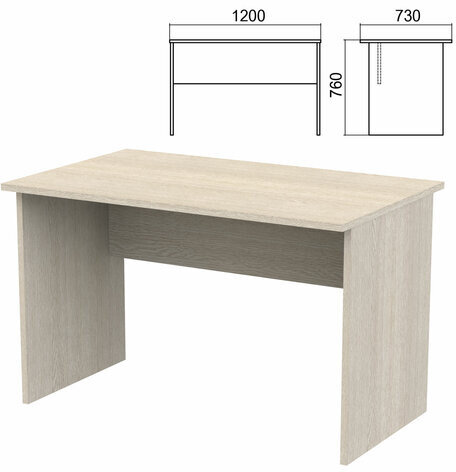Стол письменный "Арго", 1200х730х760 мм, ясень шимо