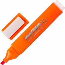 Текстовыделитель ЮНЛАНДИЯ &quot;COLORSTAR&quot;, ОРАНЖЕВЫЙ, линия 1-4 мм, 151705