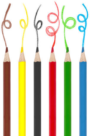 Карандаши цветные ЮНЛАНДИЯ "В ГОСТЯХ У БУКАШЕК", 6 цветов, классические заточенные, 181377