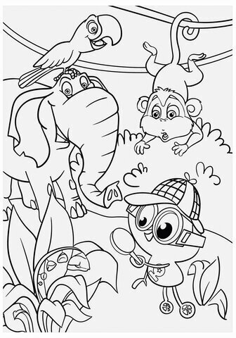 Карандаши цветные ЮНЛАНДИЯ "ЮНЛАНДИК-ДЕТЕКТИВ", 6 цветов, трехгранные, с раскраской, 181679