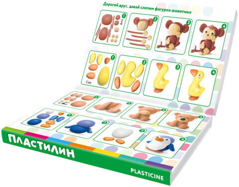 Пластилин классический BRAUBERG KIDS, 36 цветов, 540 грамм, стек, ВЫСШЕЕ КАЧЕСТВО, 106678