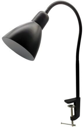 Светильник настольный SONNEN PH-370, на струбцине, ЦОКОЛЬ Е27, черный, 238235