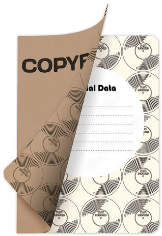 Тетрадь 60 л. в клетку обложка КРАФТ, бежевая бумага 70 г/м2, сшивка, В5 (179х250 мм), ВИНИЛ, BRAUBERG, 403808