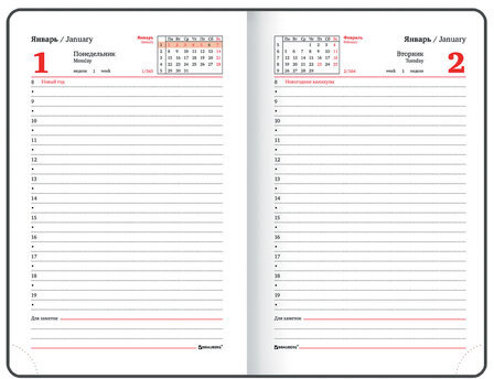 Ежедневник датированный 2024 МАЛЫЙ ФОРМАТ 100х150 мм А6, BRAUBERG "Select", балакрон, розовый, 114794