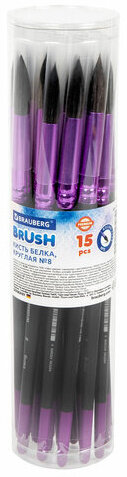 Кисть белка, круглая № 8, BRAUBERG PREMIUM, 200977