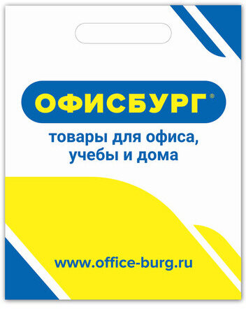 Пакет презентационно-упаковочный ОФИСБУРГ, 40х50 см, усиленная ручка, 503225