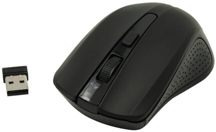 Мышь беспроводная DEFENDER Accura MM-935, 3 кнопки + 1 колесо-кнопка, оптическая, черная, 52935