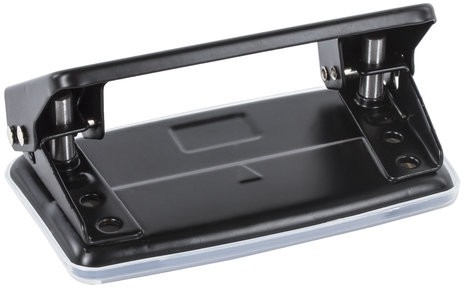 Дырокол металлический STAFF "EVERYDAY,", до 10 листов, без линейки, черный, 224647