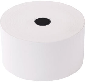Чековая лента ТЕРМОБУМАГА 80 мм (диаметр 150 мм, длина 250 м, втулка 18 мм) слой наружу, AKZENT