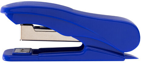 Степлер №10 STAFF "EVERYDAY", до 12 листов, с антистеплером, синий, 228736