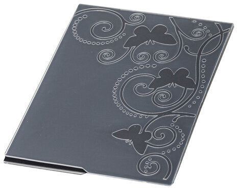 Клише для тиснения 3D "Бабочки" для Машинки для тиснения ОС-5, 108х146 мм, ОСТРОВ СОКРОВИЩ, 663795, 862-002