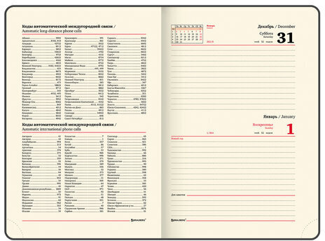 Ежедневник недатированный А5 (138х213 мм), BRAUBERG VISTA, под кожу, гибкий, 136 л., "Noir", 112009