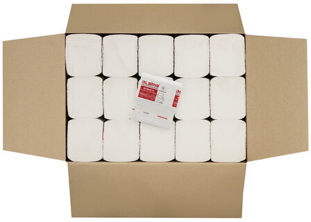 Бумага туалетная листовая 250 шт., LAIMA (Система T3) PREMIUM, 2-слойная, белая, 21х11 см, КОМПЛЕКТ 30 пачек, 112515