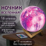 Ночник / детский светильник / LED лампа "Вселенная" 16 цветов, d=15 см, с пультом, DASWERK, 237953