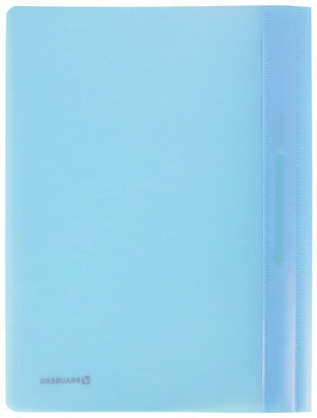 Скоросшиватель пластиковый BRAUBERG "Pastel" А4, 130/180 мкм, аквамарин, 270455