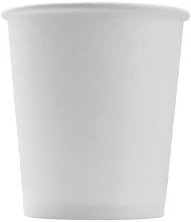 Одноразовые стаканы 100 мл, КОМПЛЕКТ 60 шт., бумажные однослойные, белые, холодное/горячее, ФОРМАЦИЯ, HB62-120-0000