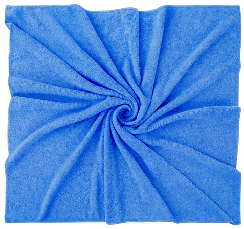Тряпка для мытья пола из микрофибры 50х60 см "OVERLOCK INDIGO COLOUR", синяя, LAIMA HOME, 608222