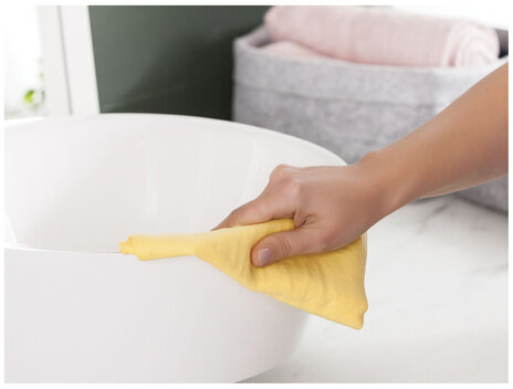 Салфетка ЧУДО в ТУБЕ, 43х32 см, PVA губчатая 3D СУПЕРВПИТЫВАЮЩАЯ салфетка, 730 г/м2, YORK, 24030