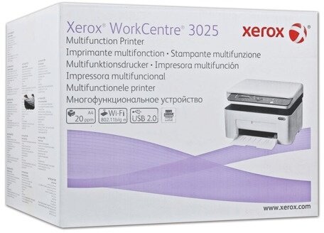 МФУ лазерное XEROX WorkCentre 3025BI "3 в 1", А4, 20 стр./мин, 15000 стр./мес., Wi-Fi, 3025V_BI