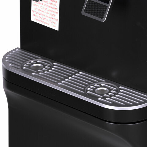 Кулер для воды SONNEN FSE-02WB, напольный, нагрев/охлаждение, НИЖНЯЯ ЗАГРУЗКА, 2 крана, черный, 456169